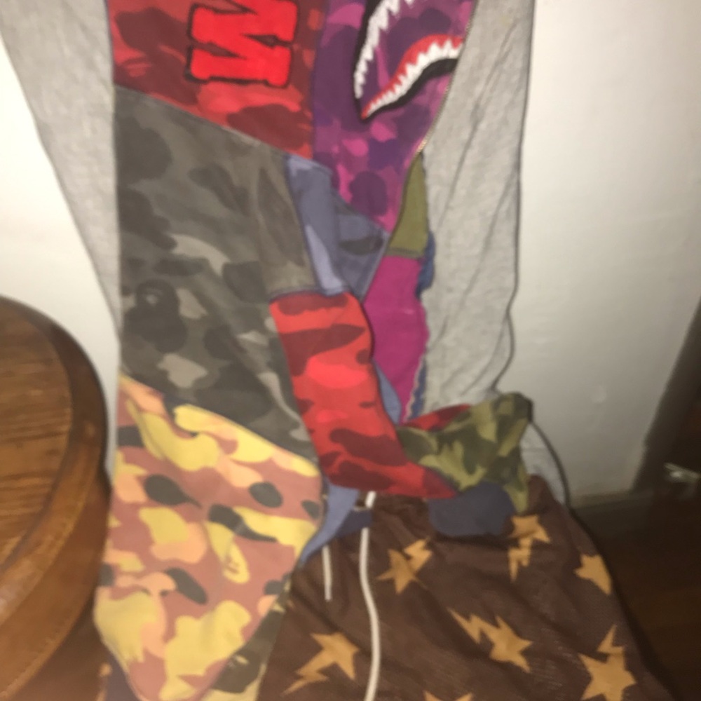 Bape Hoodie Nad Shorts